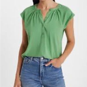 Express Light Green Women's Blouse